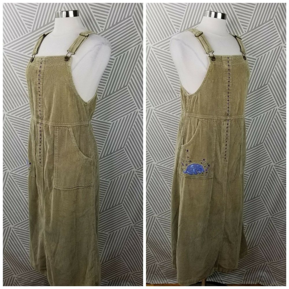 Disney Eeyore Small Jumper Dress Corduroy Overall - Picture 4 of 6